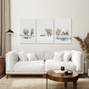 Winter Farm Tree Watercolor Wall Art Poster Set by Wall Art Set