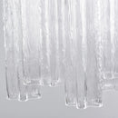 Vintage Transparent Murano Chandelier