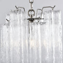 Vintage Transparent Murano Chandelier