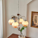 Flower Bud Glass Chandelier