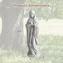 Virgin Mary Statue 29.5 inch Tall Outdoor Religious Sculpture by LJGDeals