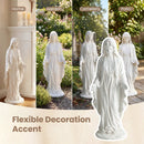 Virgin Mary Statue 29.5 inch Tall Outdoor Religious Sculpture with Aged Finish by LJGDeals