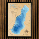 Lake Virginia in Carver County, Minnesota by Horn Dog Maps