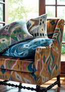Artesian Velvet Pillow Cover in Wild Sage, Thibaut Pillows