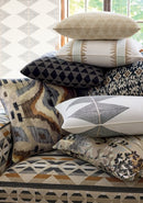 Artesian Velvet Pillow Cover in Birch, Thibaut Pillows