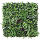 Tropical Vista Artificial Vertical Garden Green Wall Panel 40×40in 11 SQ FT – UV Resistant – Commercial Grade
