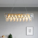 Vivi Grey Crystal Feather Chandelier