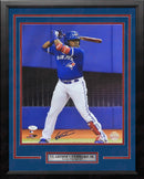 Vladimir Guerrero, Jr. At-Bat Toronto Blue Jays Autographed Framed Baseball Photo by Dynasty Sports & Framing