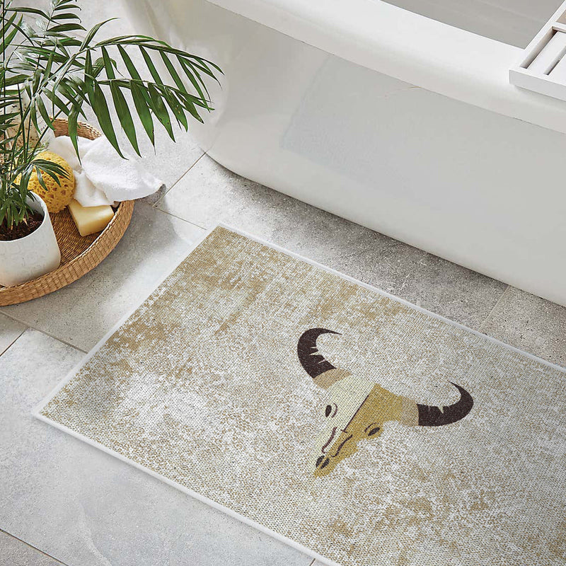 Texas Design 2 Piece Bathroom Rugs Set | Multicolor