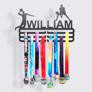 Personalized Volleyball Medal Hanger