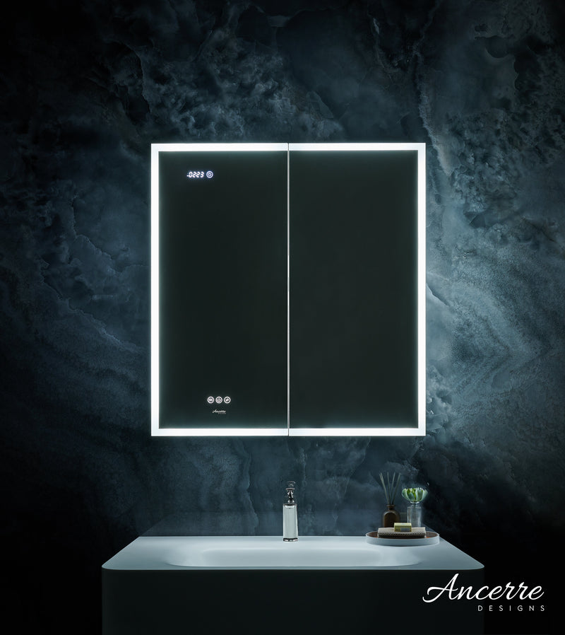 Pagani LED Mirror Cabinet with Defogger, Dimmer, Magnifier & USB outlet