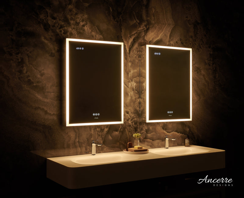 Pagani LED Mirror Cabinet with Defogger, Dimmer, Magnifier & USB outlet