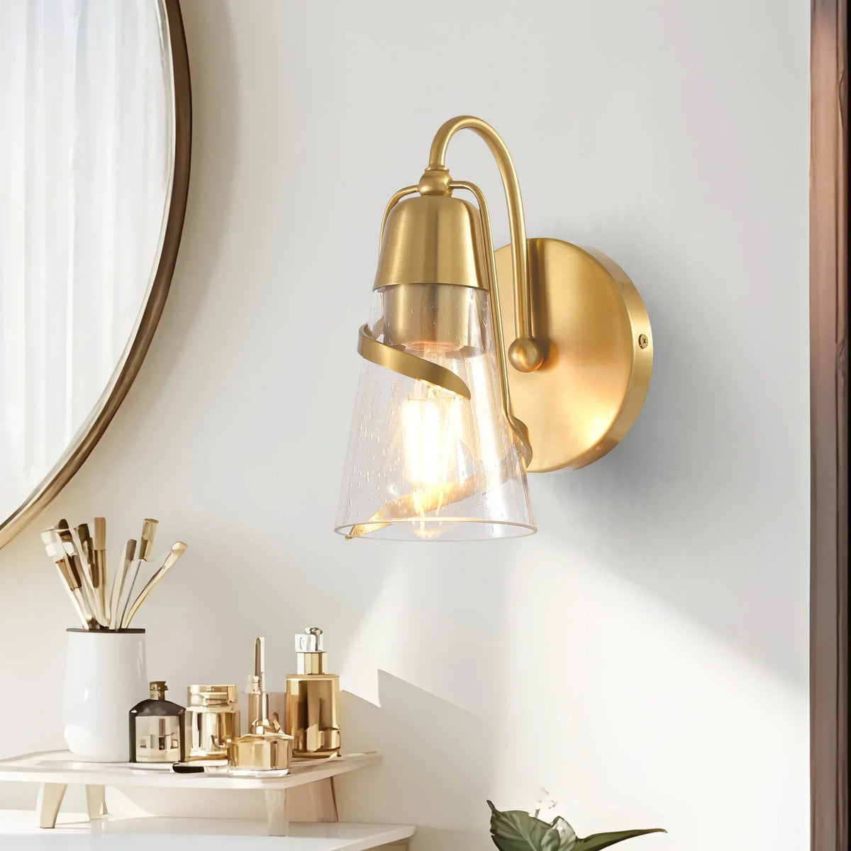 6 Inch Ethel 1-Light Mirror Vanity Light, photo 6 of 9