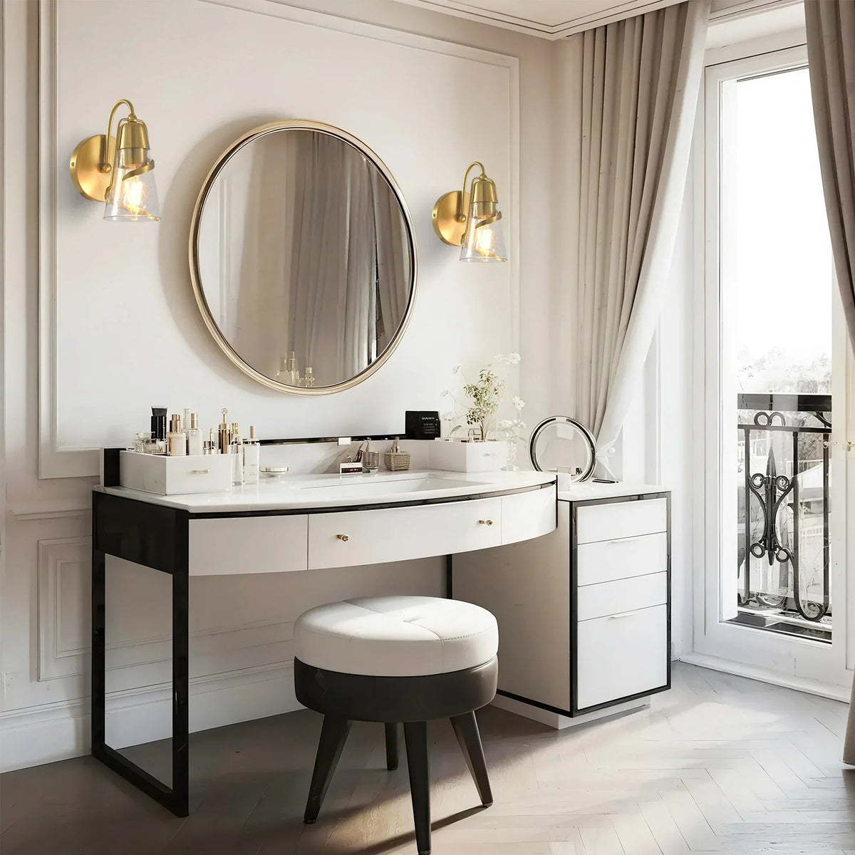 6 Inch Ethel 1-Light Mirror Vanity Light, photo 4 of 9