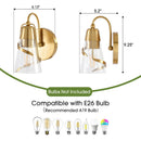 6 Inch Ethel 1-Light Mirror Vanity Light