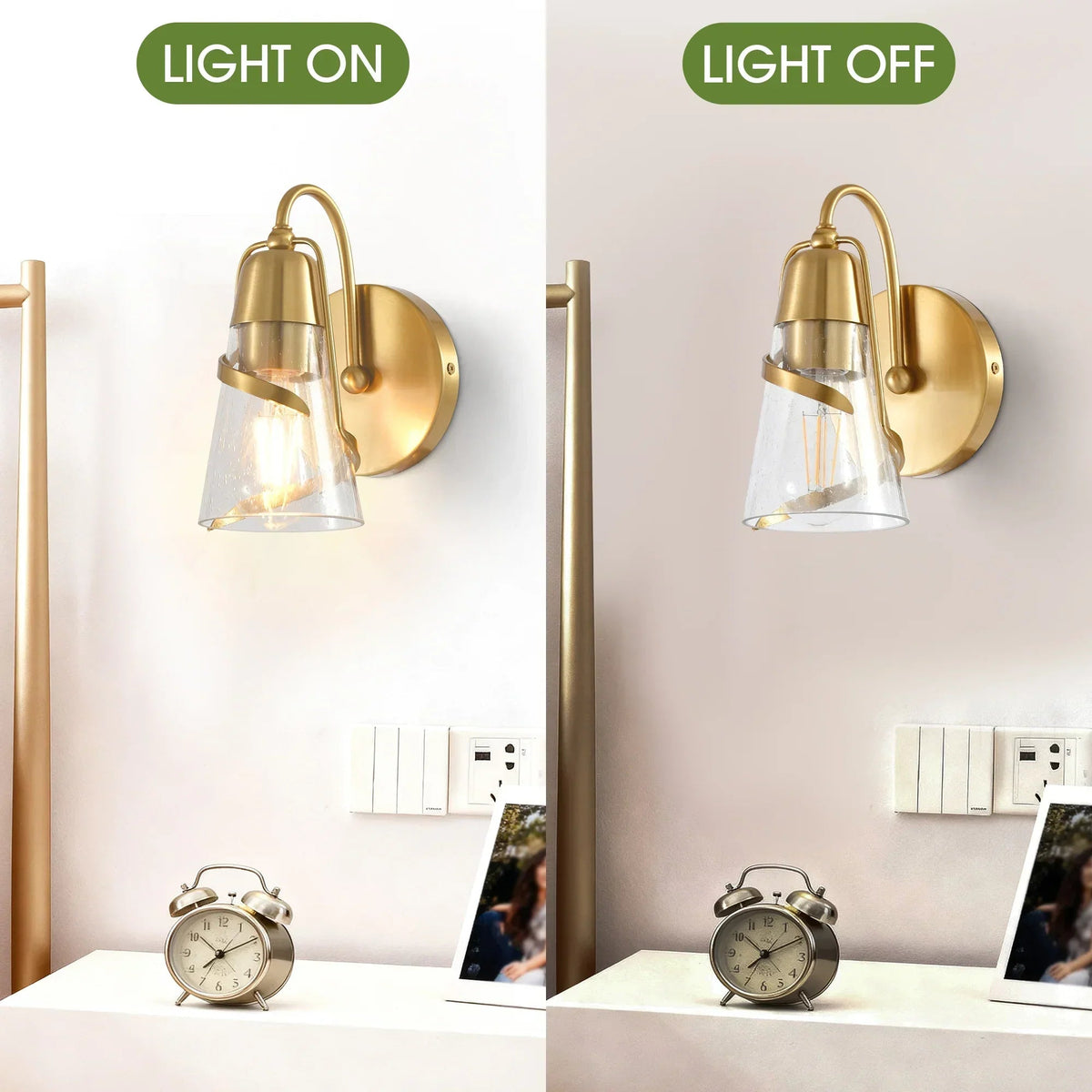 6 Inch Ethel 1-Light Mirror Vanity Light, photo 8 of 9