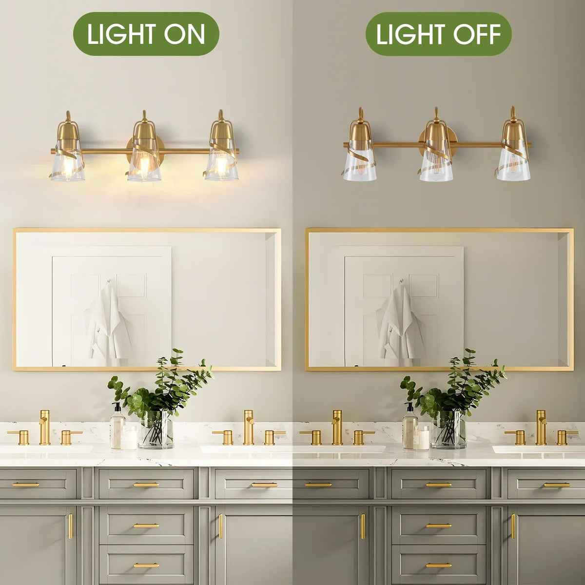 24 Inch Payne 3-Light Mirror Vanity Light, photo 7 of 10