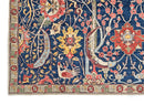 Afghan-made Bird of Paradise (9'03"x12'00") indigo
