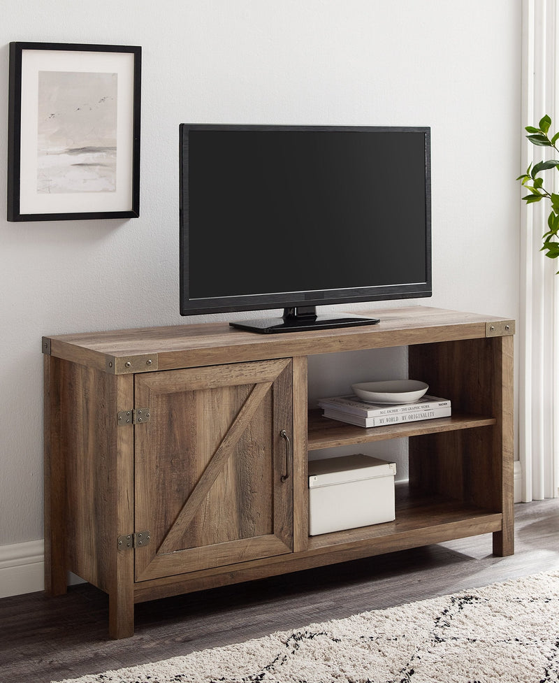 Barn Door TV Stand