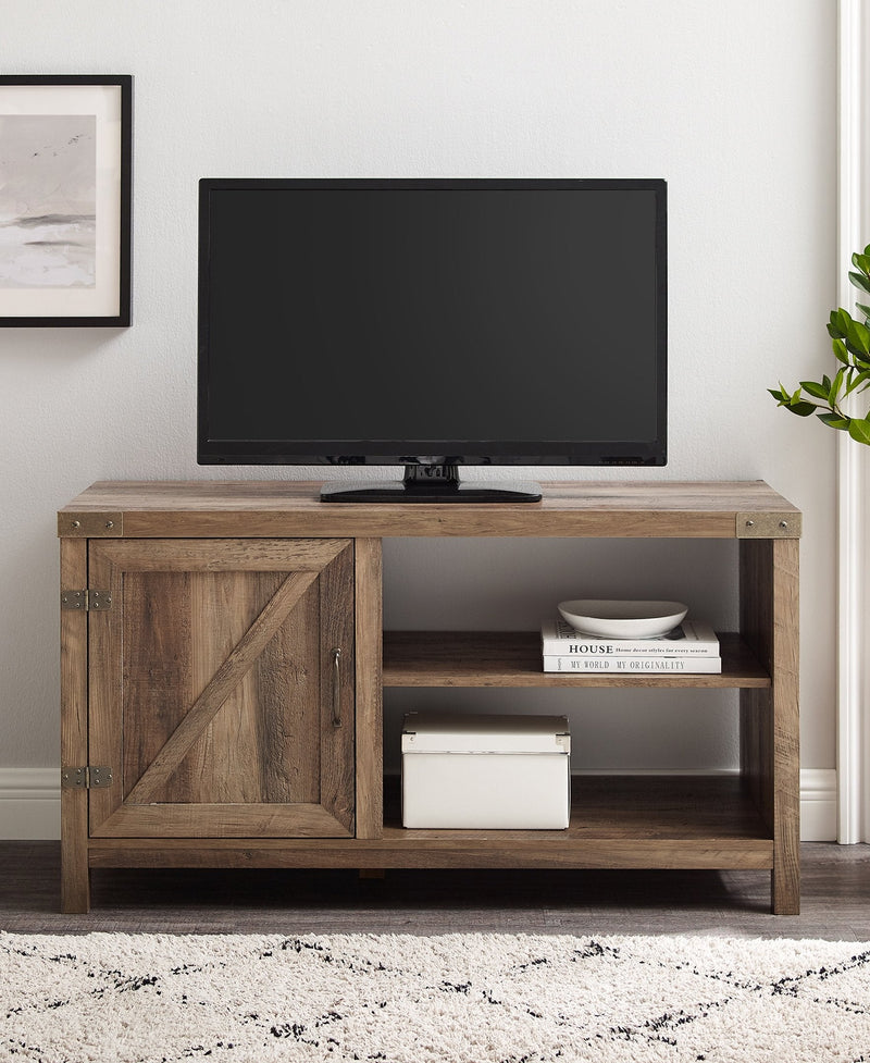 Barn Door TV Stand