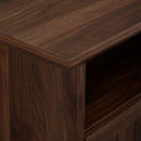 Columbus 44" Grooved Door Corner TV Stand