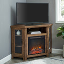 Barn 48" Wood Corner Fireplace TV Stand