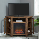 Barn 48" Wood Corner Fireplace TV Stand