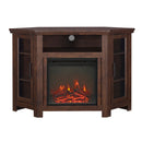 Barn 48" Wood Corner Fireplace TV Stand