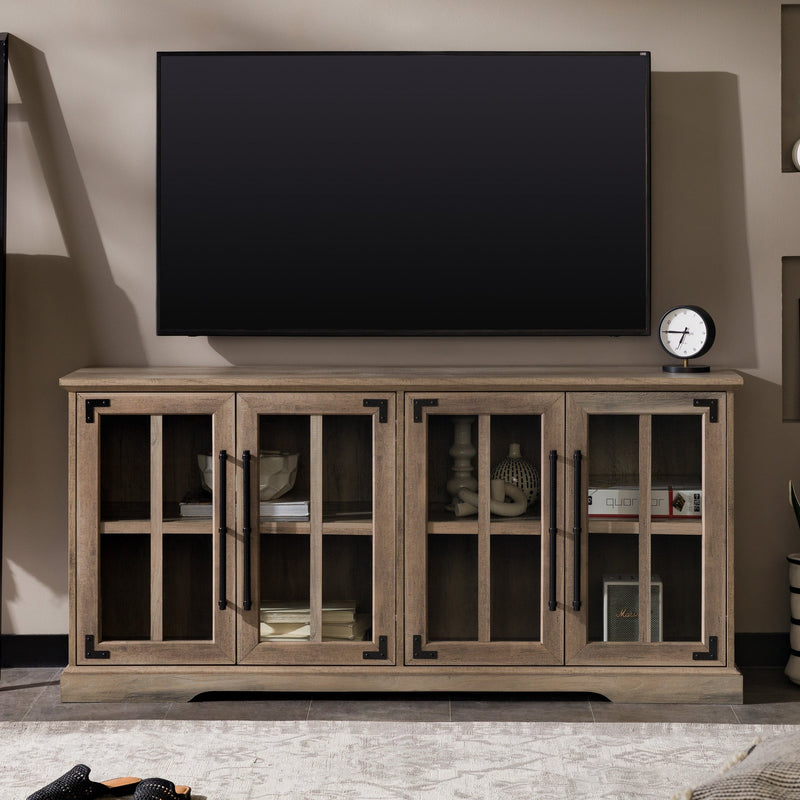 Abigail 58" Farmhouse 4 Door TV Stand