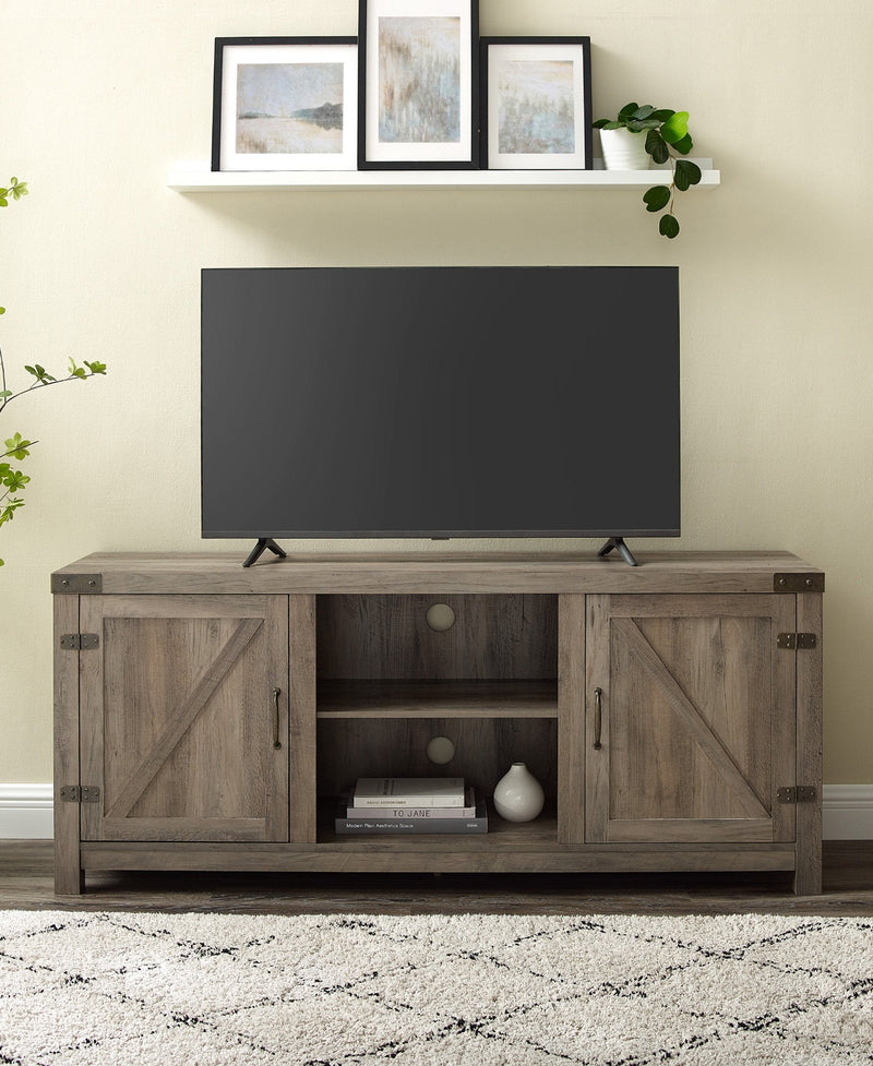 Barn Door TV Stand