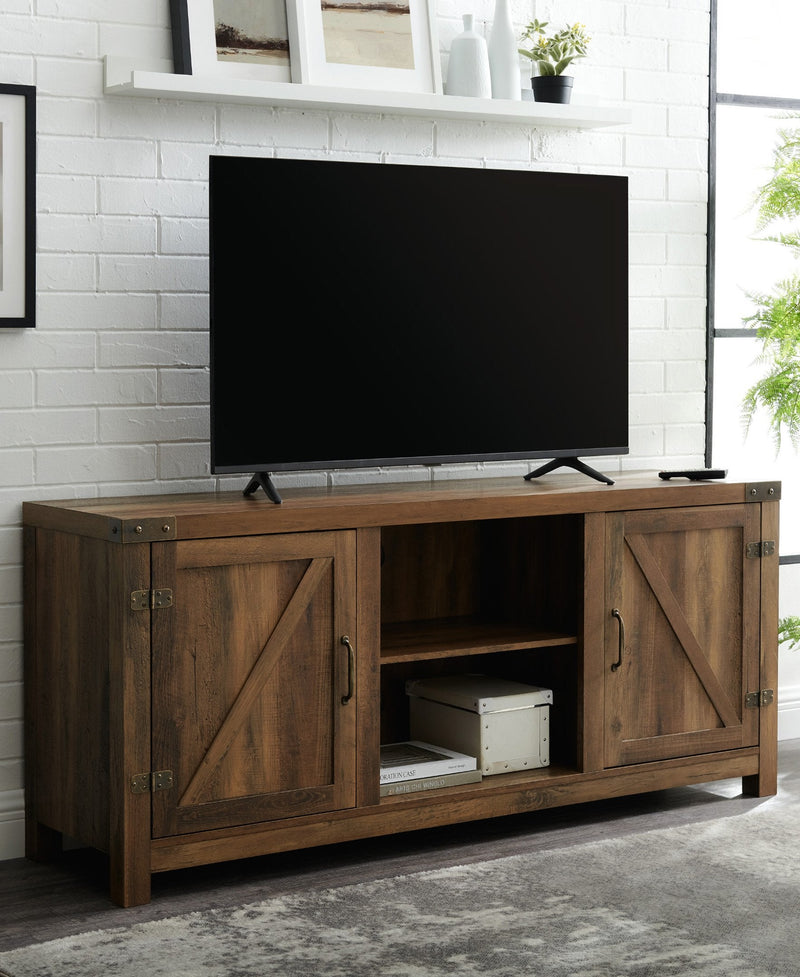 Barn Door TV Stand