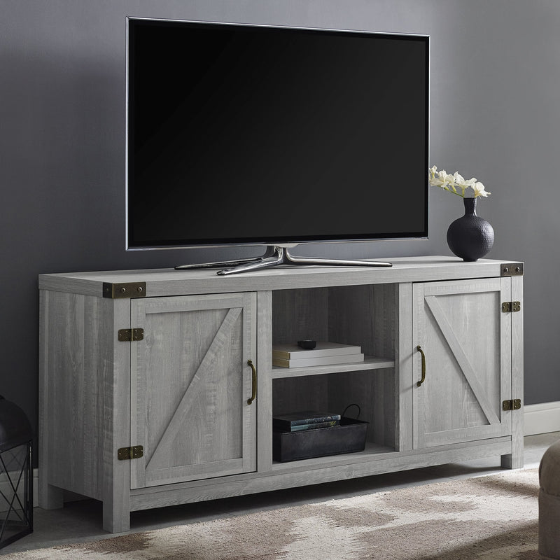 Barn Door TV Stand