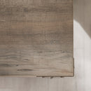 Barn Door Fireplace TV Stand