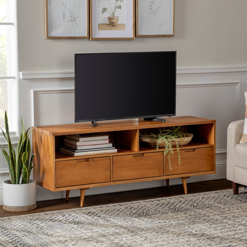 Sloane 3-Drawer Solid Wood TV Console