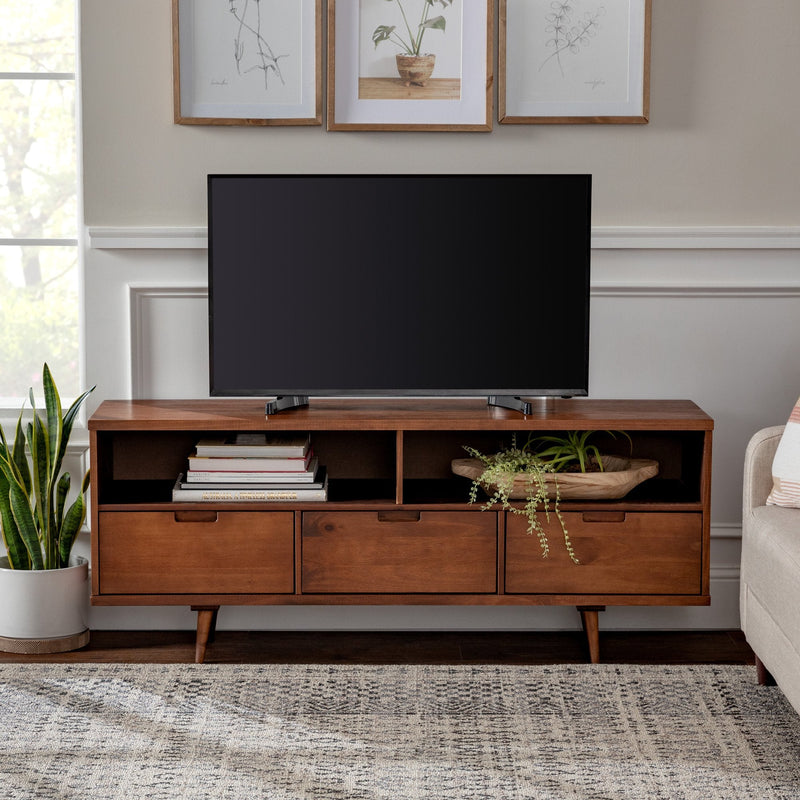 Sloane 3-Drawer Solid Wood TV Console