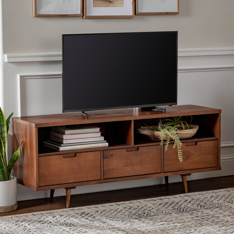 Sloane 3-Drawer Solid Wood TV Console