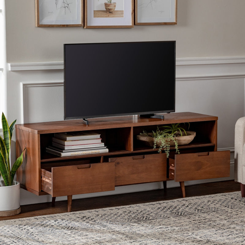 Sloane 3-Drawer Solid Wood TV Console