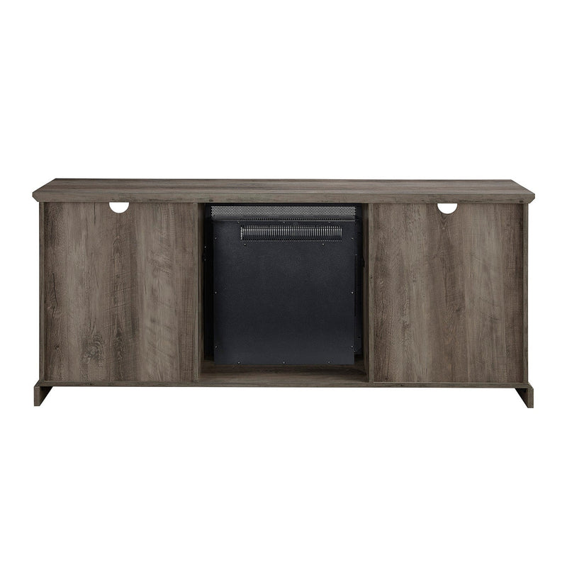 Abigail 60" 2 Door Fireplace Console