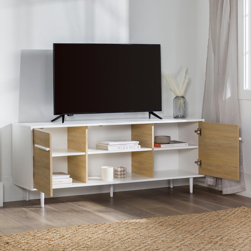 60" 2-Door Modern Media Console