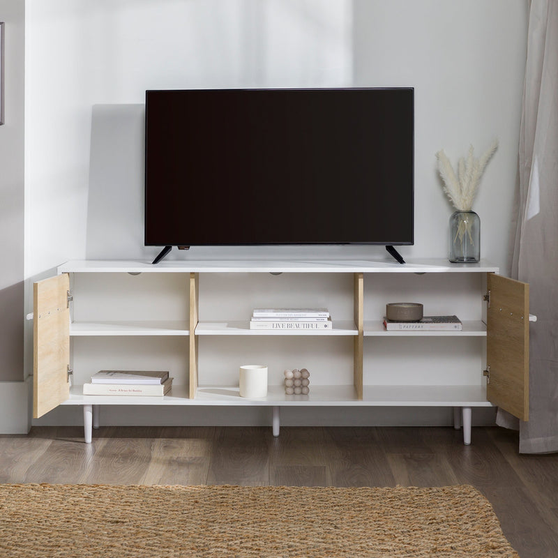 60" 2-Door Modern Media Console