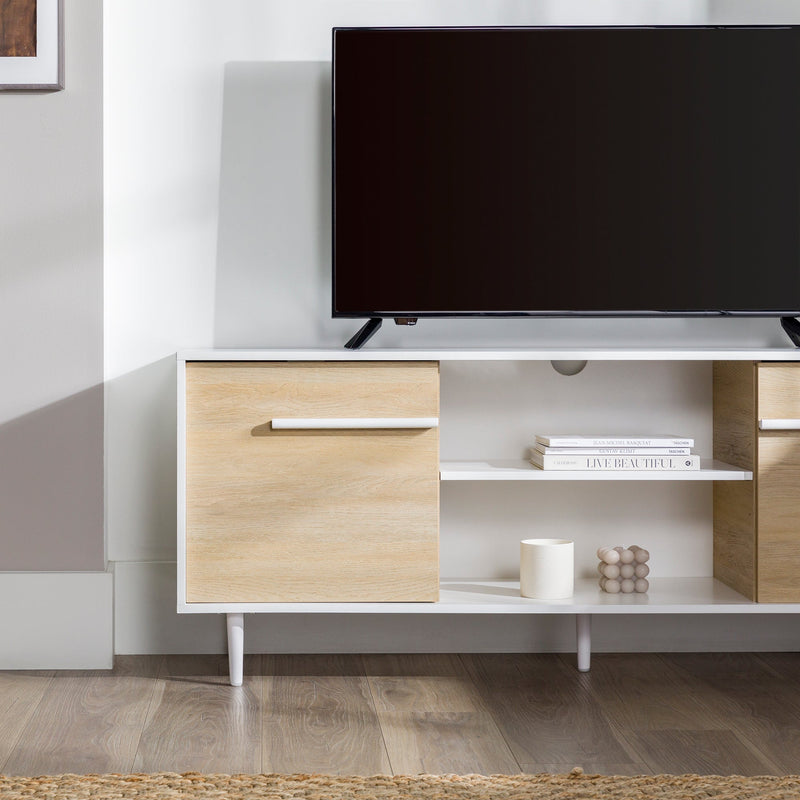 60" 2-Door Modern Media Console