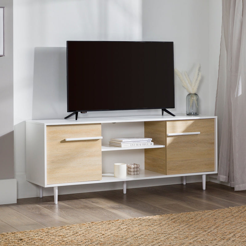 60" 2-Door Modern Media Console