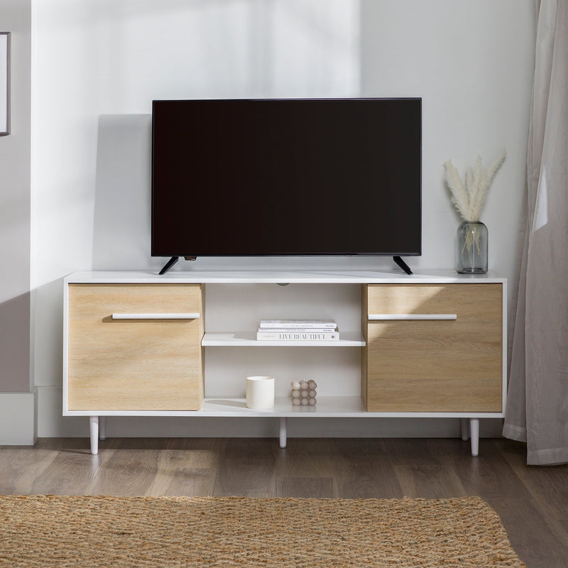 60" 2-Door Modern Media Console