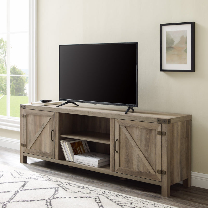 Barn Door TV Stand