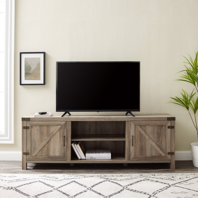 Barn Door TV Stand