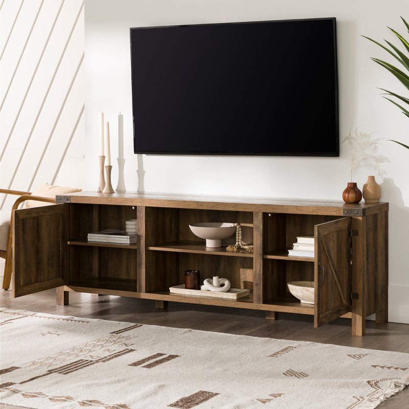 Barn Door TV Stand