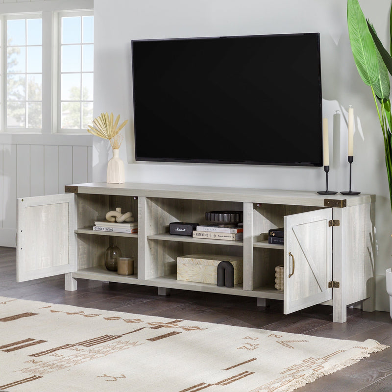 Barn Door TV Stand