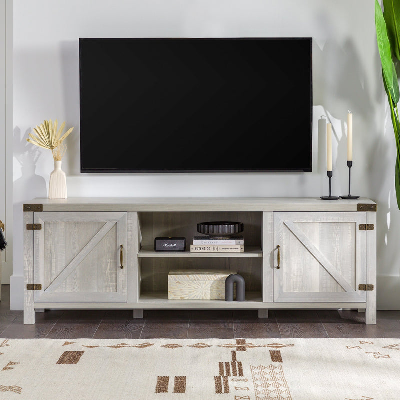 Barn Door TV Stand