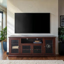 70" Highboy Style Wood TV Stand