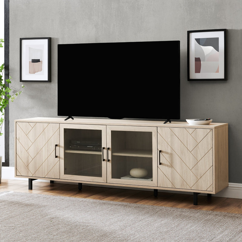 Ella Herringbone TV Stand